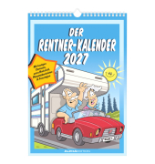Bildkalender 103489, Der Rentner, 1 Monat / 1 Seite, 23,7x34cm, 2027