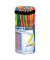 Bleistift NEON , L1293960, H&auml;rte HB, gelb, orange, gr&uuml;n, blau,lila, rot, mit Radiergummi