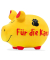 Spardose Schwein (klein) 101813 , "F&uuml;r die Katz"