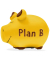 Spardose Schwein (klein) 101816 , "Plan B"