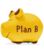 Spardose Schwein (klein) 101816 , "Plan B"