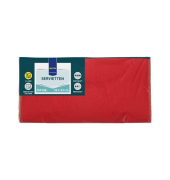 Servietten PROFESSIONAL 912911, rot / Uni, 3-lagig, 33x33cm