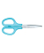 Haushaltsschere Fitcut Curve, Edelstahl, 17,5cm, Linksh&auml;nder, blau