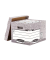 Archivbox Bankers Box 00810-FFEU, A4, grau/wei&szlig;, innen 39x33,3x28,5cm (TxBxH), Karton