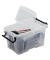 Aufbewahrungsbox Ablagebox HW680 2006800111, 1,7 Liter, mit Deckel, au&szlig;en 20,5x13,6x11,6cm, Kunststoff transparent