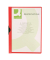 Klemmhefter Metal Clip Files-Reihe KF00461, A4 rot, f&uuml;r ca. 30 Blatt, Polypropylen (PP) 80g