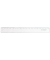 Kunststoff-Lineal Standard KF00587 transparent 30cm mit Tuschekante im Etui