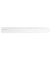 Kunststoff-Lineal Standard KF00588 transparent 40cm mit Tuschekante im Etui