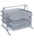 Briefablagenset KF00822, A4/C4, silber, Metall