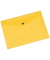 Dokumententasche - KF03595, A4 quer, transparent gelb, Polypropylen (PP), Druckknopfverschluss