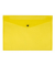 Dokumententasche - KF03595, A4 quer, transparent gelb, Polypropylen (PP), Druckknopfverschluss