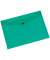 Dokumententasche - KF03597, A4 quer, transparent gr&uuml;n, Polypropylen (PP), Druckknopfverschluss