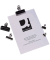 Briefklemmer KF01289, 51mm, Metall schwarz
