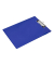 Klemmbrett KF01297, A4, blau, Karton mit PVC-&Uuml;berzug, inkl Aufh&auml;nge&ouml;se