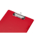 Klemmbrett KF01298, A4, rot, Karton mit PVC-&Uuml;berzug, inkl Aufh&auml;nge&ouml;se