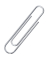 Aktenklammern KF01320, 77mm, Metall verzinkt silber
