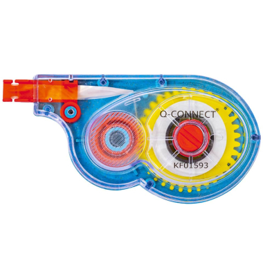 Korrekturroller KF01593 transparent, 5mm x 8m, Einweg, in 100 % recycelter Karton