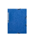 Eckspannmappe KF02167, A4 blau Karton 375g, f&uuml;r ca. 200 Blatt  (80 g/m&sup2;), mit 3 Einschlagklappen
