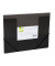 Eckspannmappe KF02314, A4 schwarz-transparent Kunststoff, f&uuml;r ca. 200 Blatt  (80 g/m&sup2;), mit 3 Einschlagklappen