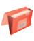 F&auml;chermappe - KF02478, rot, A4, 13 F&auml;cher