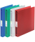 Ringbuch KF02908, A4 4 Ringe 25mm Ring-&Oslash; Polypropylen (PP) farbig sortiert-transparent
