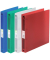 Ringbuch KF02908, A4 4 Ringe 25mm Ring-&Oslash; Polypropylen (PP) farbig sortiert-transparent