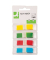 Haftmarker KF03631, 12,5x43mm, 4-farbig sortiert, ohne, rechteckig