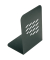 Buchst&uuml;tzen KF03900 13,4x11x19cm (BxTxH) Metall schwarz