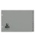 Kunststoffregister KF11443, A bis Z, A5 quer, 120&micro;m, graue Taben, 20-teilig