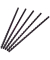 Plastikbinder&uuml;cken KF24016, US-Teilung, 21 Ringe auf A4, schwarz, 6mm