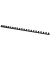 Plastikbinder&uuml;cken KF24022, US-Teilung, 21 Ringe auf A4, schwarz, 12mm