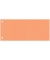 Trennstreifen KF00519 orange 190g gelocht 24x10,5cm