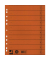 Trennbl&auml;tter KF02790 A4 orange 230g 