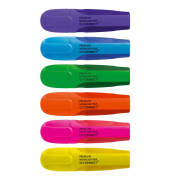 Textmarker-Set Premium, KF16042, Etui, farbig sortiert (lila/blau/gr&uuml;n/gelb/orange/pink), 2-5mm Keilspitze