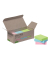 Haftnotizen KF17326, 51x38mm, farbig sortiert (blau/gr&uuml;n/pink), rechteckig