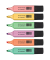 Textmarker TM Pastell, KF17963, Etui (6 #), farbig sortiert (gelb/pink/orange/gr&uuml;n/blau/violett), 2-5mm Keilspitze