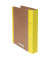 Ringbuch Life Karton Optik 330286108, A4 2 Ringe 30mm Ring-&Oslash; Karton gelb