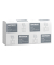 Falthandt&uuml;cher Non Stop M 2 Easy Flush 61624, 20,3x24cm, 2-lagig, Interfold-Falz (W-Falz), wei&szlig;, Tissue