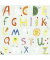 Motivservietten 195230, mehrfarbig / Alphabet, 3-lagig, 33x33cm