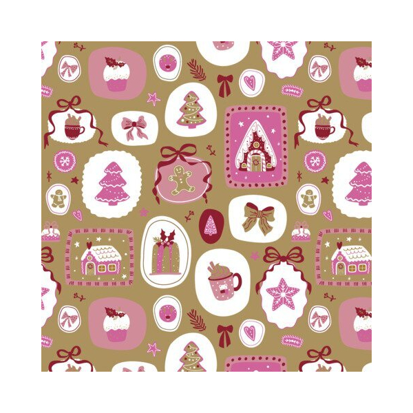 PaperDesign Weihnachtsservietten 227336 / Merry Deco, 3-lagig, 25x25cm 7321012273361 PaperDesign 20 Stück