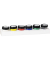 Farbkasten, F350600, Deckfarbe, 6 Farben, farbig sortiert