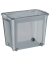 Aufbewahrungsbox Shadow 2356570061, 67 Liter, mit Deckel, au&szlig;en 59,3x38x47cm, PP (ausser Clipverschl&uuml;sse) 100% recyclebar transp