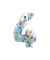 Folienballon Peppa Pig Zahl 4
