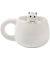 Tasse mit Figur Cats wei&szlig;