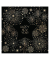 Servietten 32516515, schwarz/gold / goldenesNeujahr, 3-lagig, 25x25cm