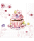 Servietten 13318255, mehrfarbig / Muffins, 3-lagig, 33x33cm