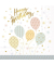 Servietten 13320580 / Happy Birthday, 3-lagig, 33x33cm