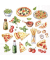 Servietten 13320665 / Pizza und Nudeln, 3-lagig, 33x33cm