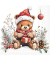Motivservietten Weihnachten 32520985 / Weihnachtsteddy, 3-lagig, 25x25cm