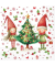 Motivservietten Weihnachten 32521075 / Elfen, 3-lagig, 25x25cm